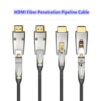 HDMI Cable 2.0 Optical Fiber Ultra-HD (UHD) 4K Cable 60Hz 18gbs with Audio Video HDMI Cord Hdr 4: 4: