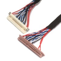 Hrs Lvds Extension Twisted LED 40 Pin to LCD 30 Pin Converter Cable for CRT Monitor