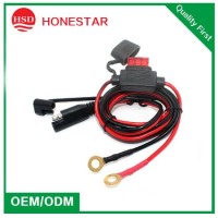 High Power Motorcycle Extension Wire with Fuse
