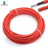 4mm 12AWG Solar Cable Copper Conductor XLPE Jacket Red/Black PV Cable Wire TUV Certification