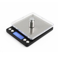 2kg Accurate Jewelry Balance Digital Weighing Pocket Scale with Blue Backlight