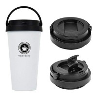 500ml Creative Coffee Mug 304 Stainless Steel Double Wall Vacuum Insulated Travel Mug Wide Mouth Tum