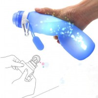 Hot Sale New Creative Silicone Cups Collapsible Outdoor Sporting Soft Portable Water Bottle Travel W