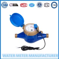 Pulse Transmitting Pulse Output Water Meter in 1/10/100 Liter/Pulse