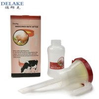 Cow Teat DIP After Use with Brush for Disinfecting