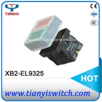 Lay5-EL9325 Unmarked IP65 Without Pliot Light Double Pushbutton Switch