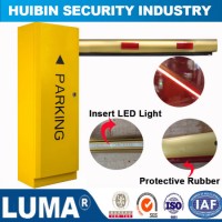 LED Safety Road Barrier Boom Traffic Barrier  Parking System Gate Barrier with Access Control