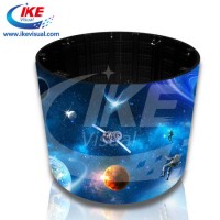 Low Power Consumption Curved Circle Flexible LED Screen for Curved Shape Fix Mobile Stage Touring Sh