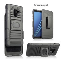 Custom Made Kickstand Mobile Cover Phone Case Bulk Cell Phone Case for Samsung A8 2018