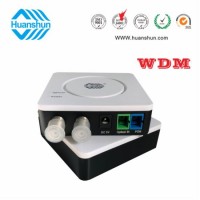 Huanshun Wdm Double Output FTTH Optical Receiver 2X78dBuV