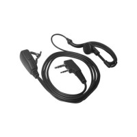 Ear Hook Earpiece Headset 3.5mm Mic Ptt 2 Pin for Two-Way Radio Walkie Talkie Earphone