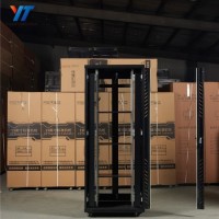 18u 22u 27u 32u 37u 42u Data Center Server Rack 19 Inch Stainless Steel Cabinet Metal Rack with Whee