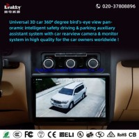 Hot Sale Universal Rearview Mirror Car DVR with Around View Camera & Monitor System for Car Black Bo