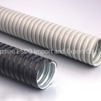 Grey/Black PVC Coated Gi Metal Steel Corrupted/Flexible Tube/Conduit/Pipe for Cable/Wire