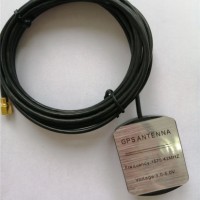 Car GPS Active Antenna with SMC Female Connector Magnetic Mounting