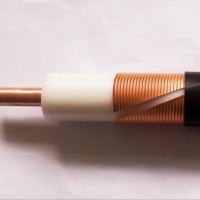 Communication 1-1/4" RF Radiation Leaky Cable Low Smoke Halogen-Free Fire-Retardant Feeder Leak