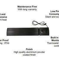 1200W Ipx4 - Infrared Smart Outdoor Patio Heater