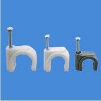 Cable Holder Clips and Plastic Material White