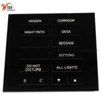 Customized High-Quality Multi-Touch Crystal Switch Tempered Glass Panel for Household Appliances/Kit