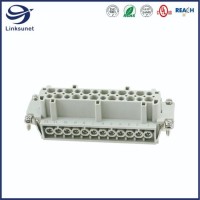 He Sereis 24pin Female Heavy Duty Connector for Industrial Wire Harness