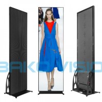 2.5mm Indoor LED Poster Display 571 X 1897mm Plug and Play Screen