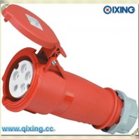 Cee/IEC 32A 400V Red Heavy Duty Connector