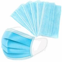 Virus Prevention Non Woven Disposable Earloop 3 Ply Face Mask