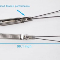 High Strength Aluminiun Alloy Fiber Optic Drop Wire Clamps Aerial Drop Cable Clamp Coaxial Messenger
