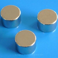 N42sh Dia15mm Height 6mm Sintered NdFeB Strong Magnet Customized Size