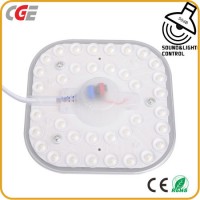 Sound-Light Controlled Indoor Housing Square LED Module Light Box Surface Mount 18W Source Panel Mag