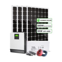 Easy Installation 3kw off Grid Hybrid Solar Wind Power System