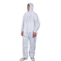 Isolation Disposable Chemical Non Woven Breathable Anti Dust Microporous Protective Clothing with El