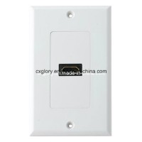 Single for HDMI Connector Wall Plate 120 Type