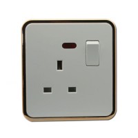 13A Socket with Indicator Light UK Socket with Switch (J1-14)