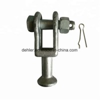 Hot-DIP Galvanized Steel Ball Clevis Type Connection Fitting for Overhead Power Line Cable/Ball Eye