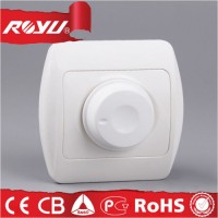 PC Material 3 Years Guarantee Max 800W Dimmer Rotary Switch