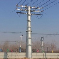 Supply High Quantily Single Pole Transmission Tower