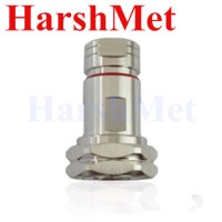 RF 7/16 DIN Straight Male Connector for 1/2" Corrugated Coax Cable  1/2" Cable 7/16 DIN Co