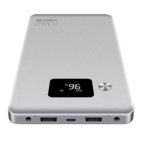 2020 High Capacity Silver Portable Charging Power Banks 50000mAh Mobile Phone Power Bank for Outdoor