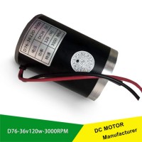 China Wholesale 36V Small Brushed DC Gear Motor with High Speed 3000rpm
