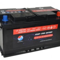 Ocean Maintenance Free Lead Acid AGM Automotive 12V 100ah Start Stop Battery Manufacturer