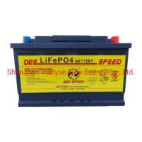 DIN L4 1600CCA LiFePO4 Lithium Car/Automobile Battery with BMS