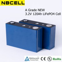 Grade a New 3.2V 120ah Calb Prismatic LiFePO4 Cell Battery for Energy Storage