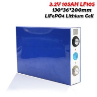3.2V 105ah LiFePO4 Lithium Battery for 12V 24V 36V Solar Energy Storage Boat RV Battery Pack DIY Veh