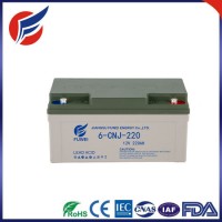 12V 220ah UPS AGM Gel IP65 Solar Rechargeable Lead Acid Deep Cycle Battery