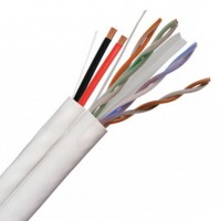 Szadp Network Cable with 2c Power Cat5e CAT6 Cable