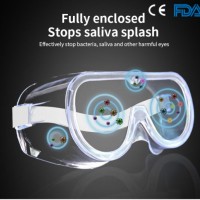 Factory Direct Wholesale Protection Anti-Fog Medical Safety Goggle Glasses
