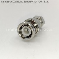 Nickel Plated RF Coaxial F Male to BNC Female Connector Adaptor for CCTV Security Camera