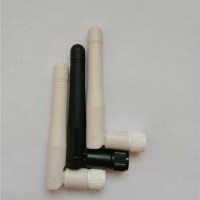 2.4G WiFi Rubber Antenna with SMA Connector White/Black Color
