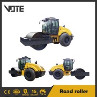 New Tandem Vibrating Single/Double Drum Road Roller Price
